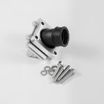 Alimentazione parz. 8.1-K4 per 70cc, collettore orientabile e guidaflussi per carburatore Ø25 e 19mm, carter 8.1 versione Piaggio.