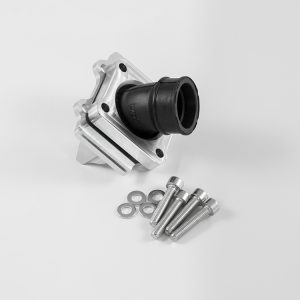 Alimentazione parz. 8.1-K4 per 70cc, collettore orientabile e guidaflussi per carburatore Ø25 e 19mm, carter 8.1 versione Piaggio.