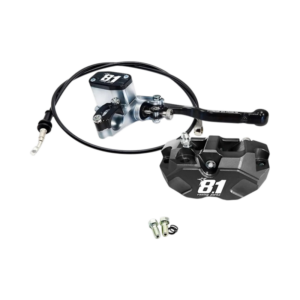 2717 Kit Freno Ant. Completo 8.1 Con Pompa Mc 11 Pinza Hurricane 84mm Tubo Per Pitbike