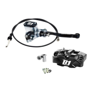 2723 Kit Freno Ant. Completo 8.1 Con Pompa Mc 11 Pinza Hurricane 82mm Tubo Per Pitbike